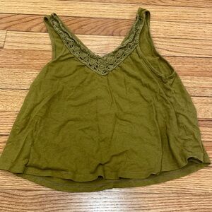 Forever 21 Women’s Knit Top Sleeveless Olive, Size M